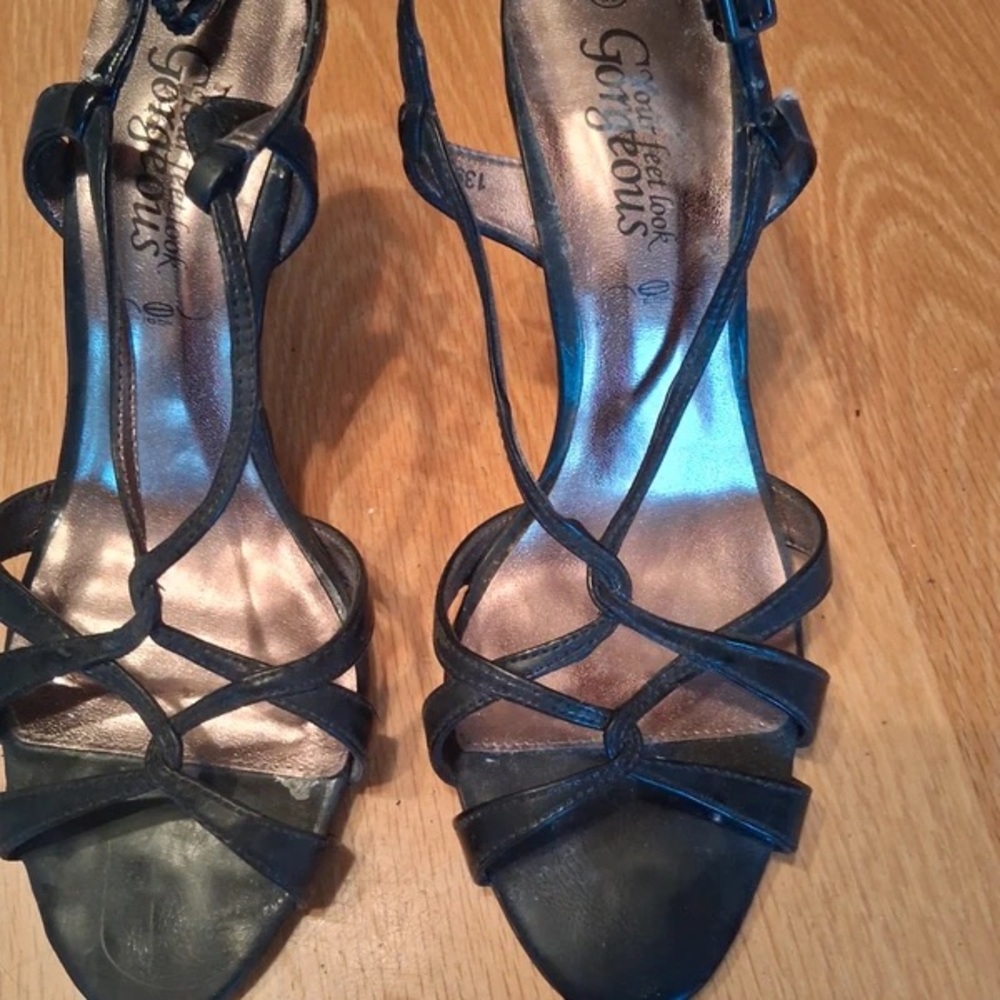 New Look Elegant Black Strappy Heels